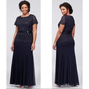 🆕 ONYX NITE LACE TOP GOWN